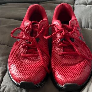 UA Boys “Charged” 6Y Red Sneakers - Like New